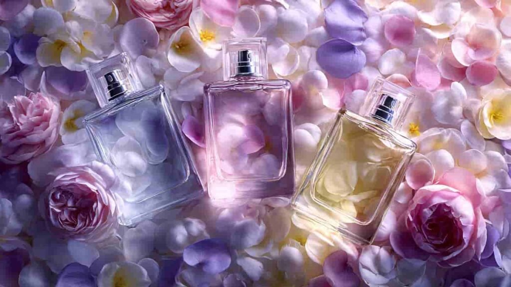 an ultra realistic perfume image with floral notes (1) (1) min